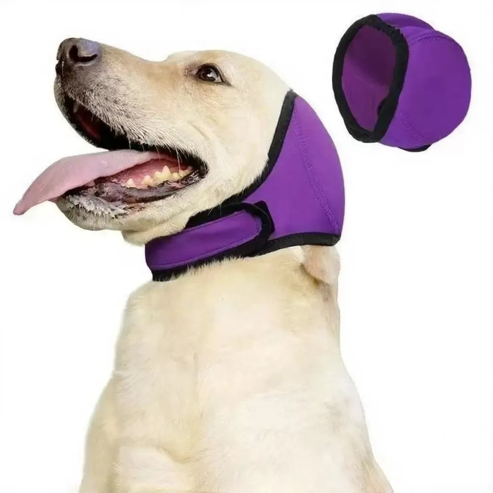 Couvre-oreilles noir pour chien – vue 6
