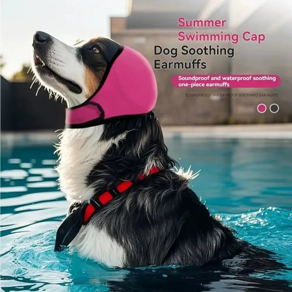 Couvre-oreilles noir pour chien – vue 4